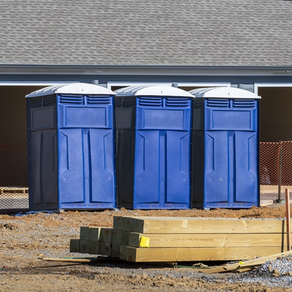 do you offer hand sanitizer dispensers inside the porta potties in Deer Creek